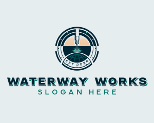 Industrial Laser Automation logo design