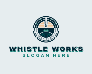 Industrial Laser Automation logo design