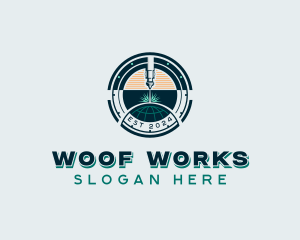 Industrial Laser Automation logo design