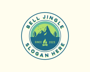 Mountain Outdoor Camping logo design