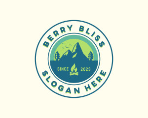 Mountain Outdoor Camping logo design