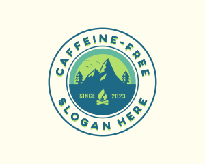 Mountain Outdoor Camping logo design