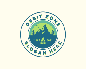 Mountain Outdoor Camping logo design