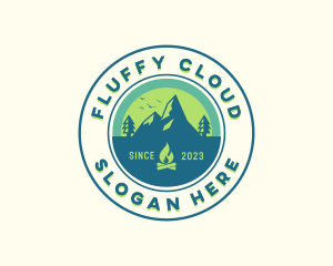 Mountain Outdoor Camping logo design