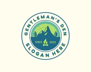 Mountain Outdoor Camping logo design