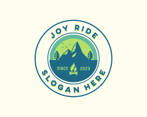 Mountain Outdoor Camping logo design