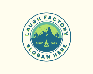 Mountain Outdoor Camping logo design