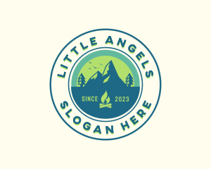 Mountain Outdoor Camping logo design