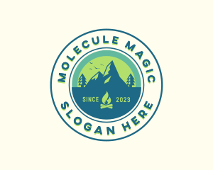 Mountain Outdoor Camping logo design