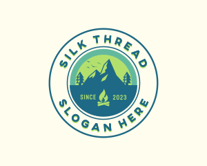 Mountain Outdoor Camping logo design