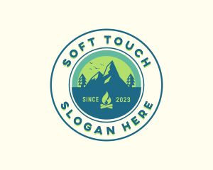 Mountain Outdoor Camping logo design