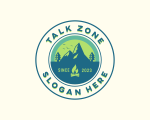 Mountain Outdoor Camping logo design