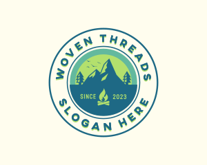 Mountain Outdoor Camping logo design