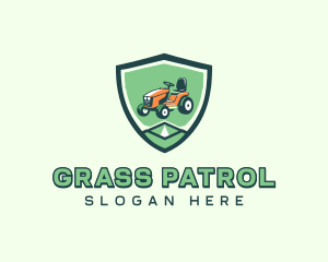 Tractor Lawn Mowing logo