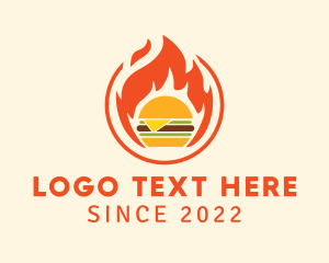 Flaming Burger Restaurant  logo