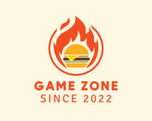 Flaming Burger Restaurant  logo