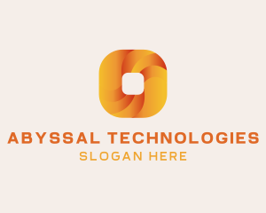 Gradient Technology Square logo design