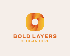 Gradient Technology Square logo design