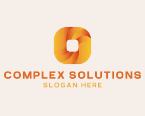 Gradient Technology Square logo design