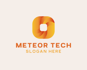 Gradient Technology Square logo design