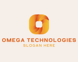 Gradient Technology Square logo design