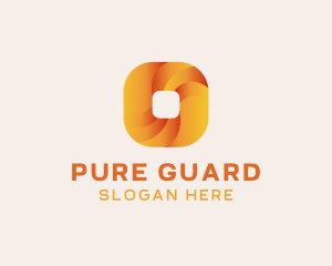 Gradient Technology Square logo design