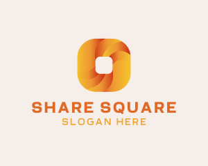 Gradient Technology Square logo design