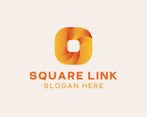 Gradient Technology Square logo design