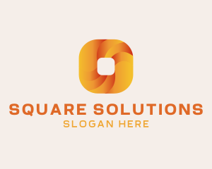 Gradient Technology Square logo design