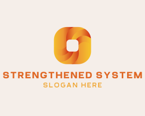 Gradient Technology Square logo design