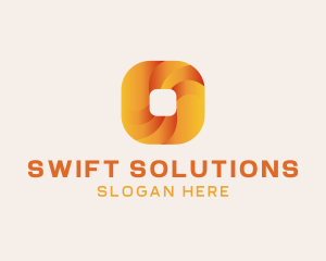 Gradient Technology Square logo design