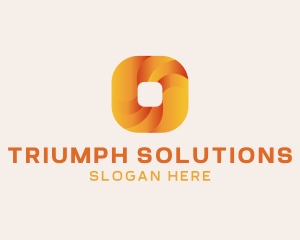 Gradient Technology Square logo design