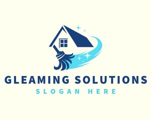 Shiny House Cleaning Mop logo