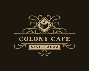 Elegant Coffee Cafe logo design