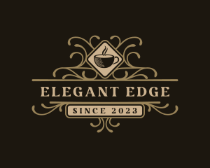Elegant Ornament Cafe logo design