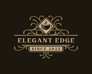 Elegant Coffee Cafe logo design