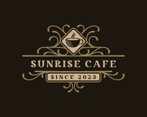 Elegant Coffee Cafe logo design