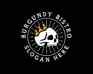 Skull Liquor Bistro logo design