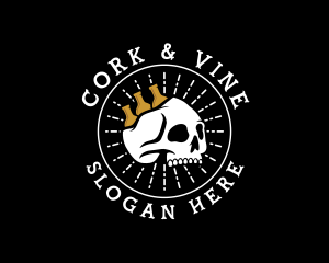 Skull Liquor Bistro logo design