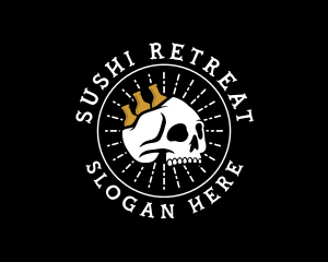 Skull Liquor Bistro logo design