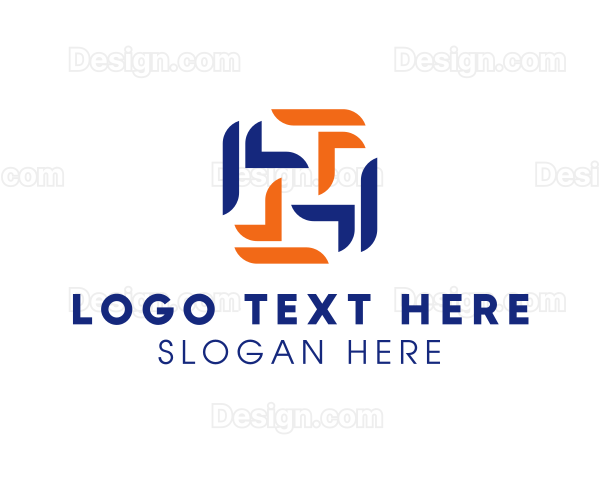 Abstract Geometric Letter L Logo