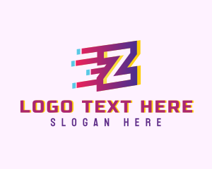 Speedy Letter Z Motion Business logo