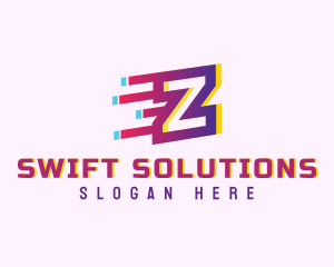 Speedy Letter Z Motion Business logo