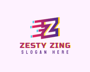 Speedy Letter Z Motion Business logo design