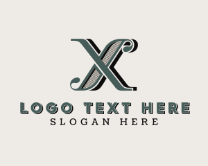 Business Firm Letter X logo