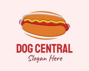 Hot Dog Snack  logo design