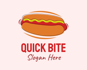 Hot Dog Snack  logo design