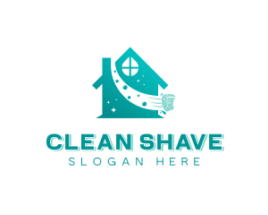 Sanitation Cleaning Sponge logo design