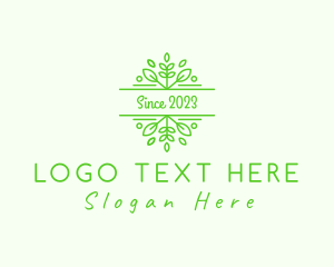 Herbal Garden Leaves logo