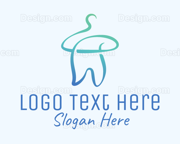 Dental Cleaning Hanger Logo